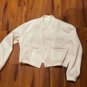 Boxy white bomber
